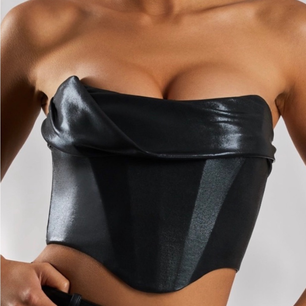 Black corset top